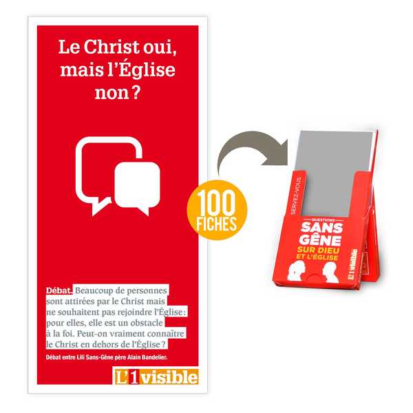 100 Fiches débat  Le Christ oui, mais l'Eglise non '