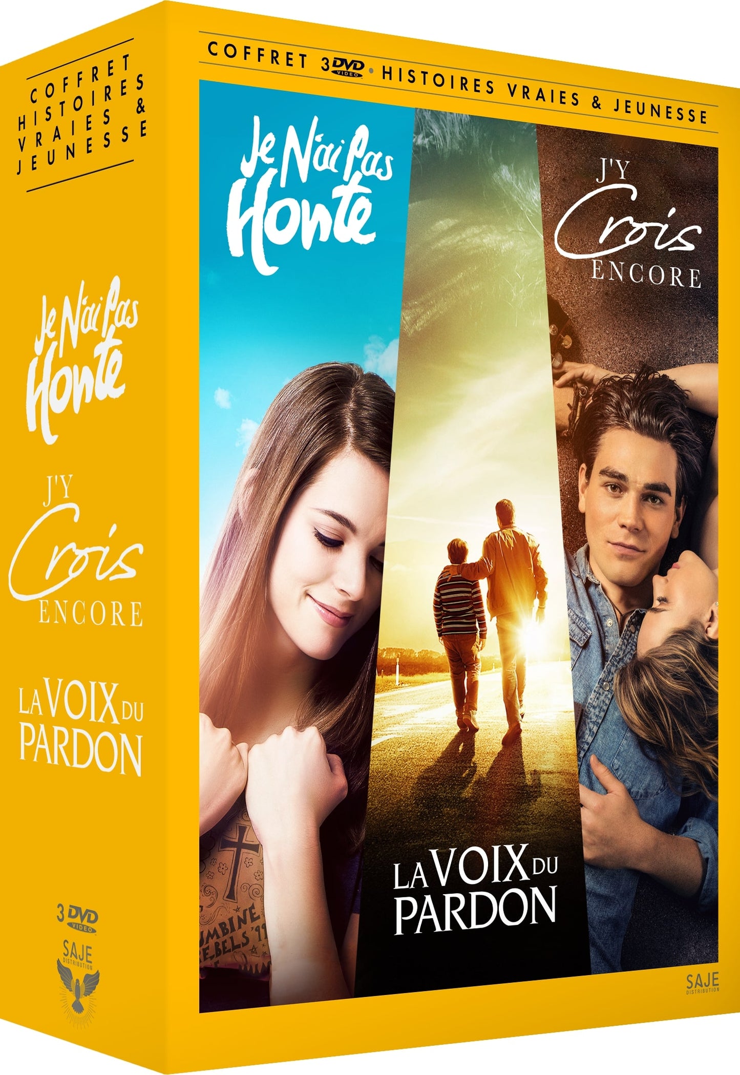 Coffret Histoires Vraies et Jeunesse (coffret 3 DVD)