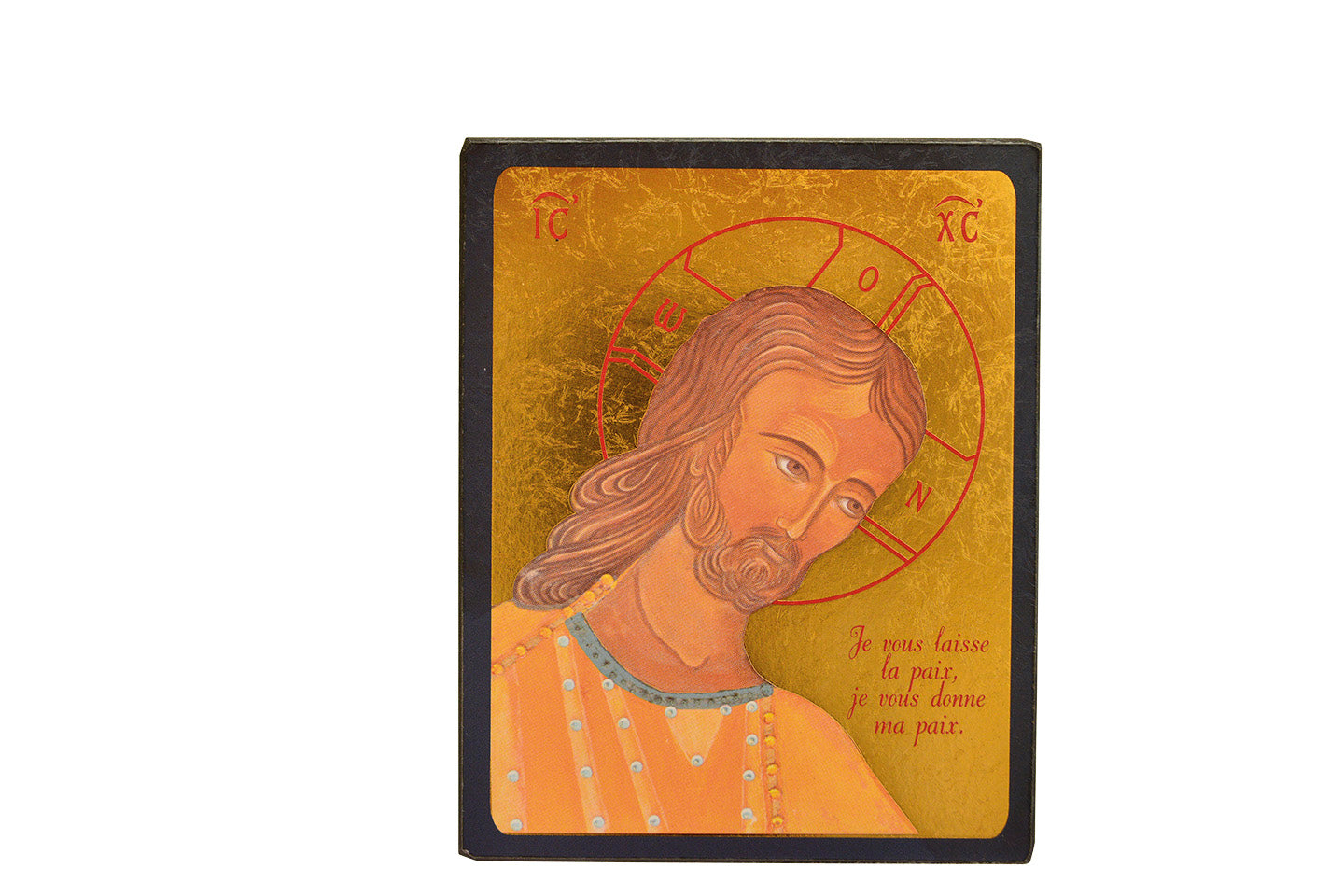 Christ Amour et Sagesse - Icône dorée à la feuille 12,5x10 cm -  544.63