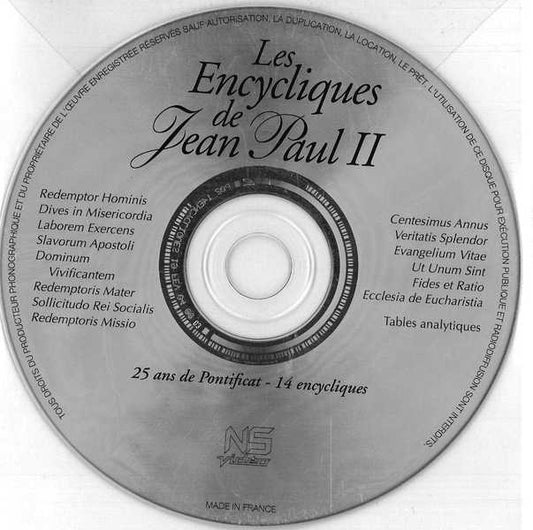 CD Rom Les encycliques de Jean Paul