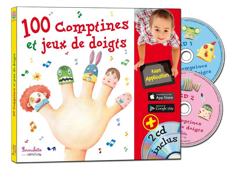 100 comptines et jeux de doigts