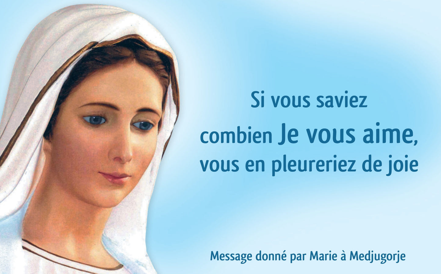 Carte vierge Medjugorje (par lot de 20)