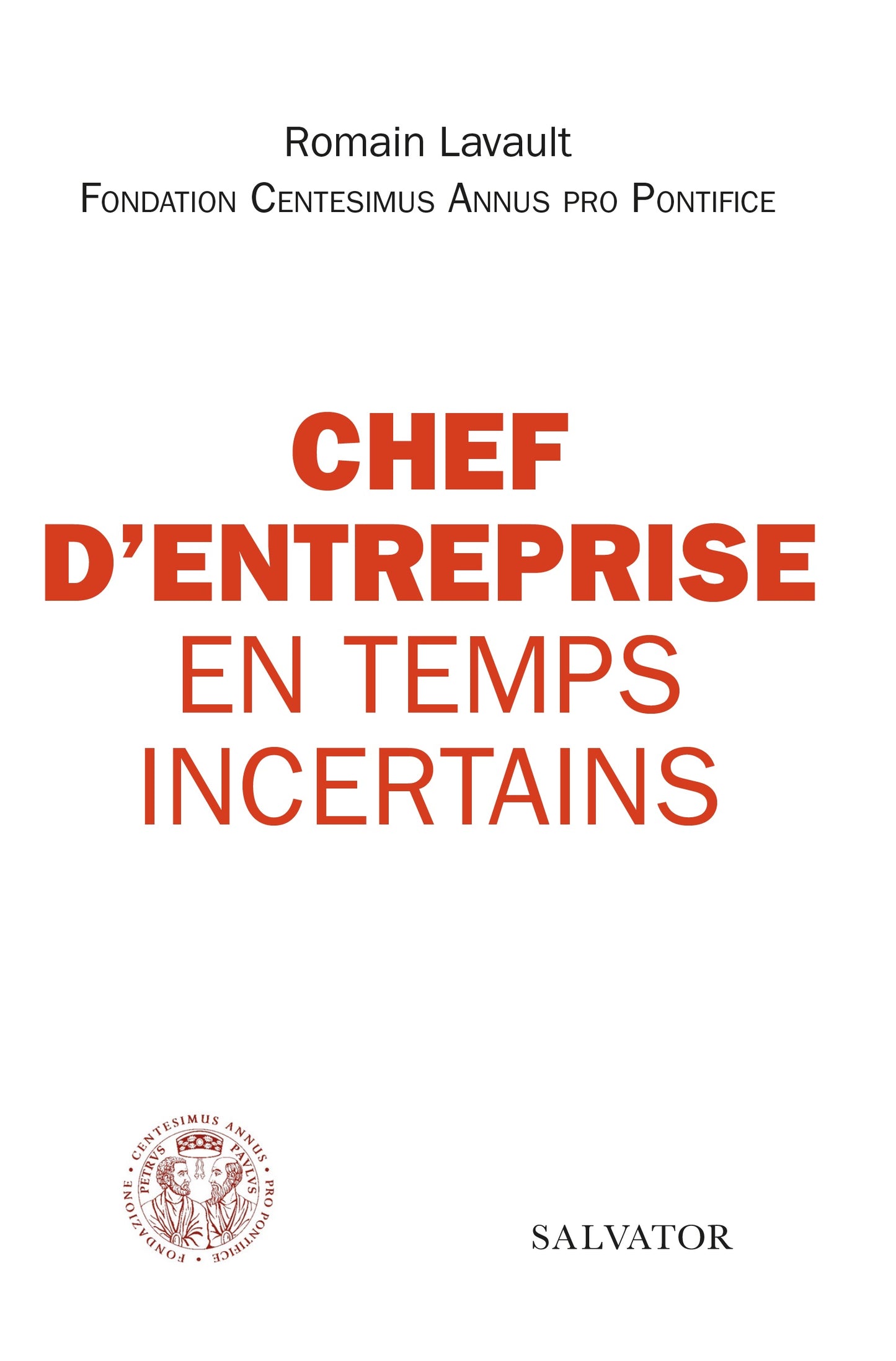 Chef d'entreprise en temps incertains