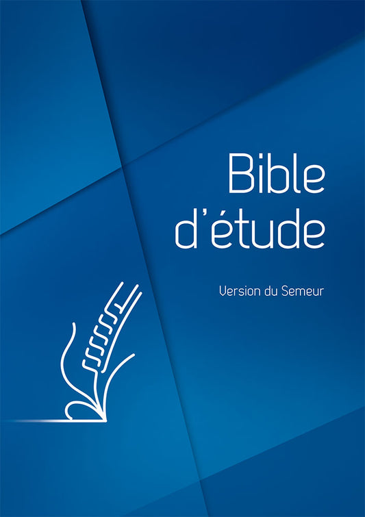 Bible d'étude - Version Semeur, rigide bleue