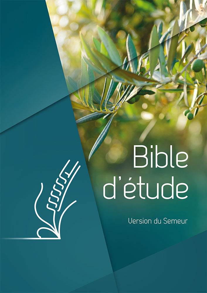 Bible d'étude - Version Semeur, rigide verte, olivier