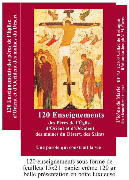 120 Enseignements des pères de l'Eglise  d'Orient et d'Occident